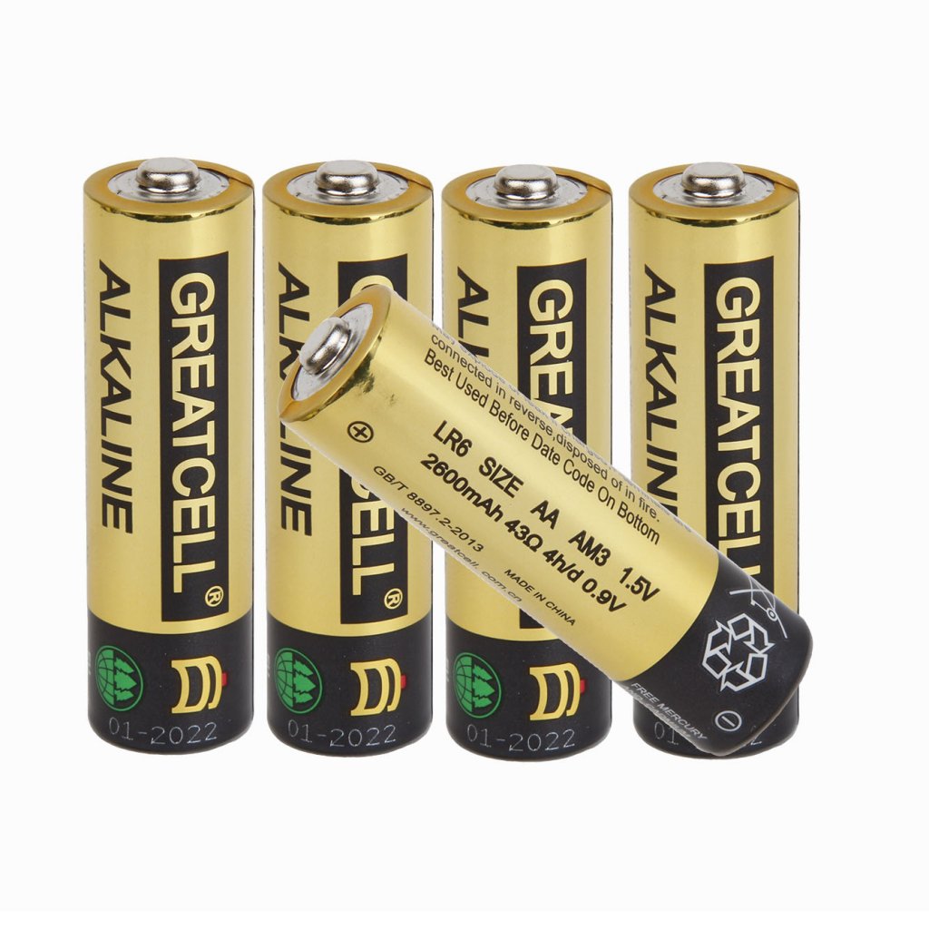 1.5V碱性5号(AA)电池 LR6-GC  2600mAh